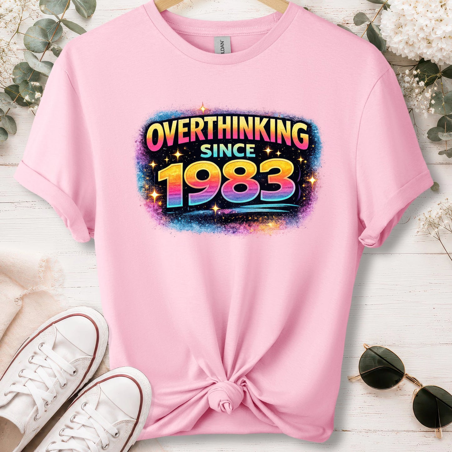 Overthinking since 1983, unisex T shirt