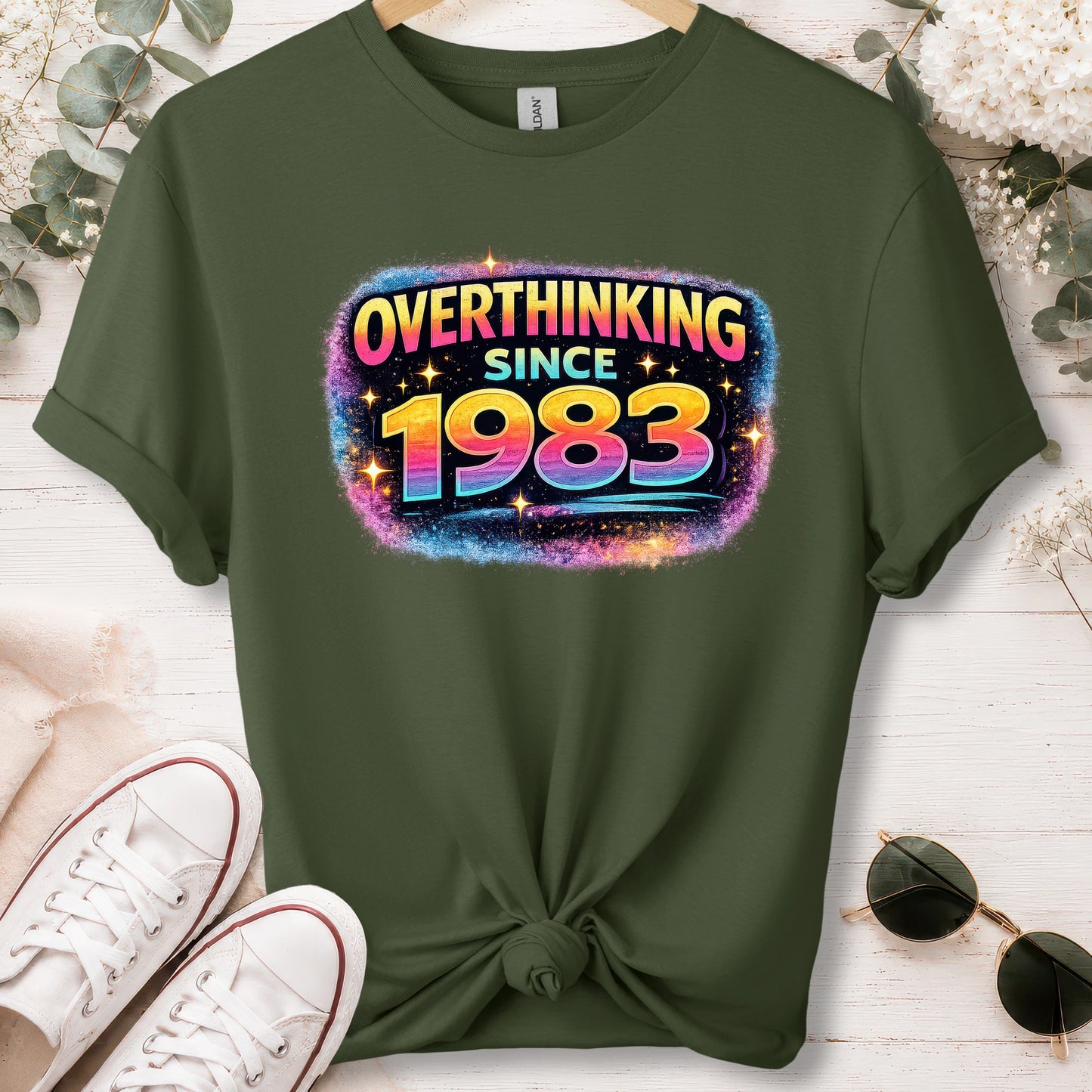Overthinking since 1983, unisex T shirt