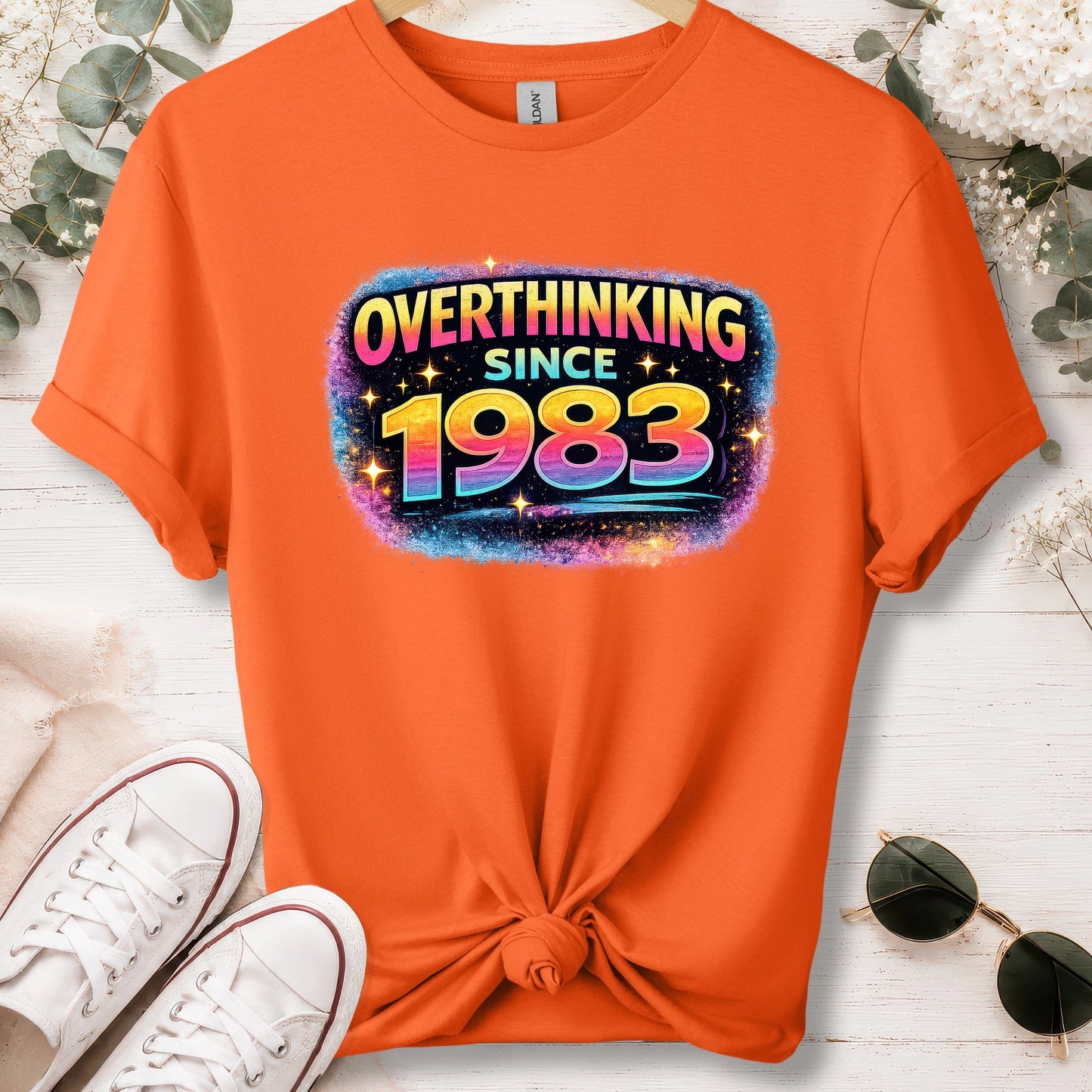 Overthinking since 1983, unisex T shirt