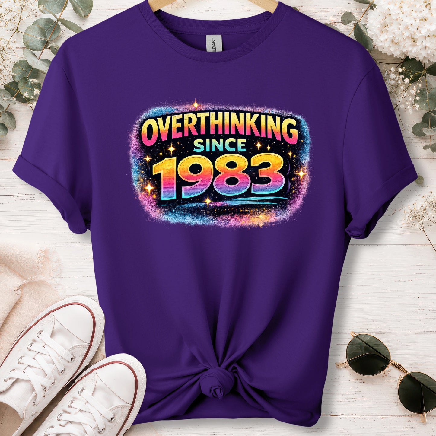 Overthinking since 1983, unisex T shirt