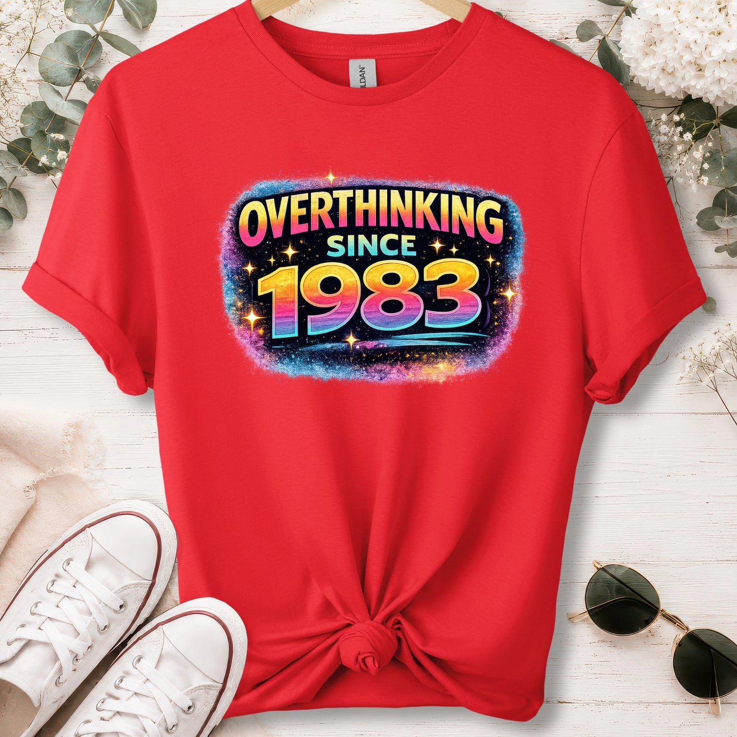 Overthinking since 1983, unisex T shirt