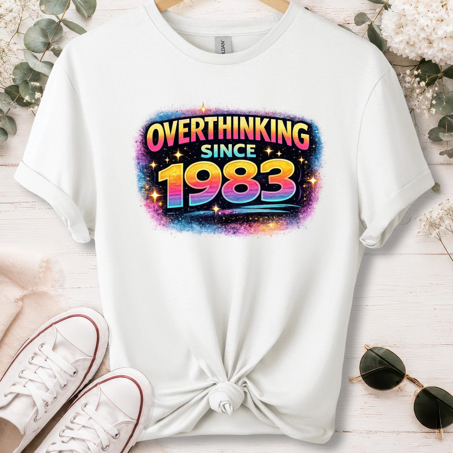 Overthinking since 1983, unisex T shirt