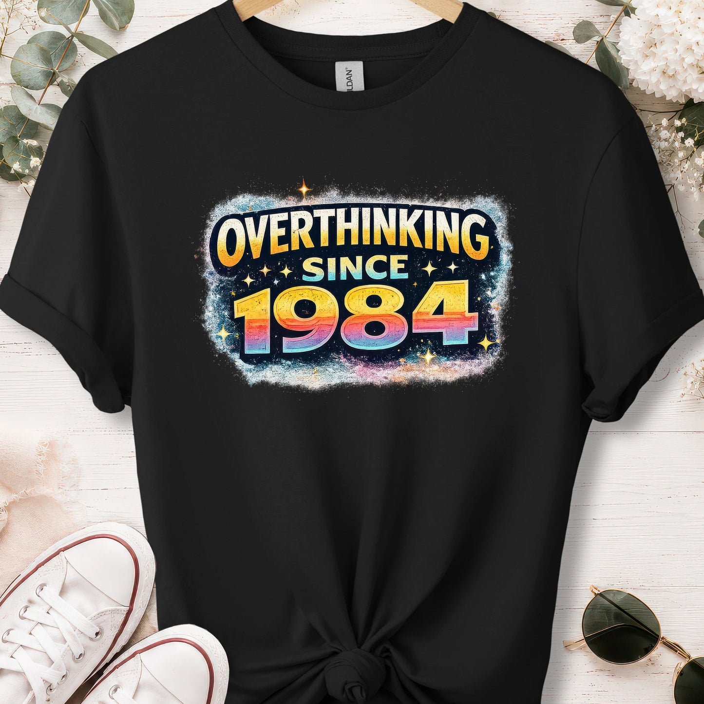 Overthinking since 1984, unisex T shirt