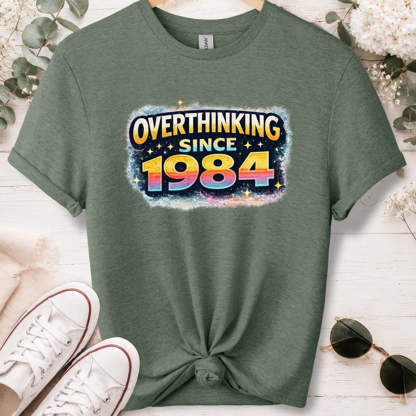 Overthinking since 1984, unisex T shirt