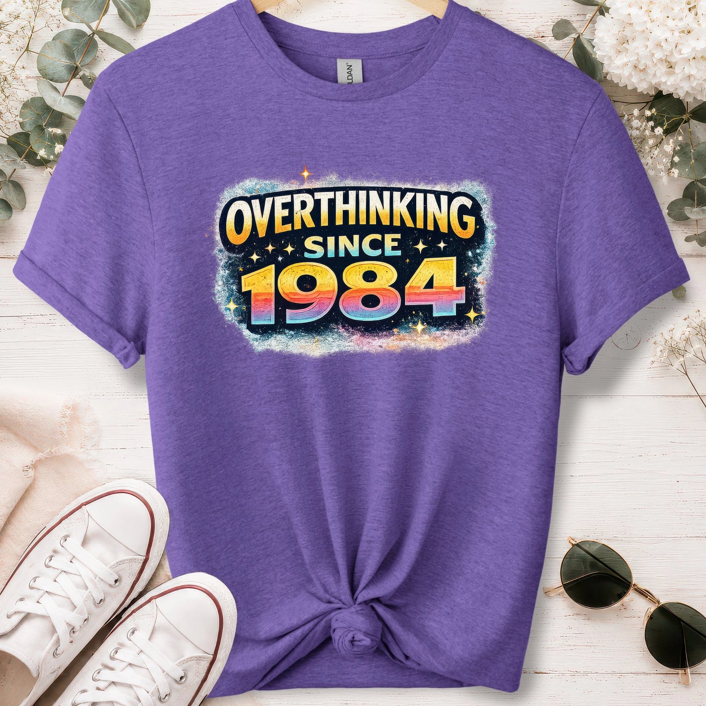 Overthinking since 1984, unisex T shirt