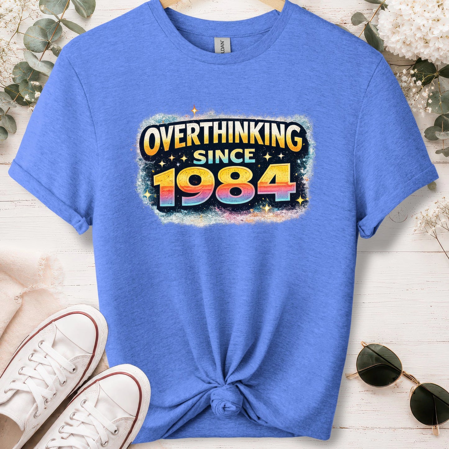 Overthinking since 1984, unisex T shirt
