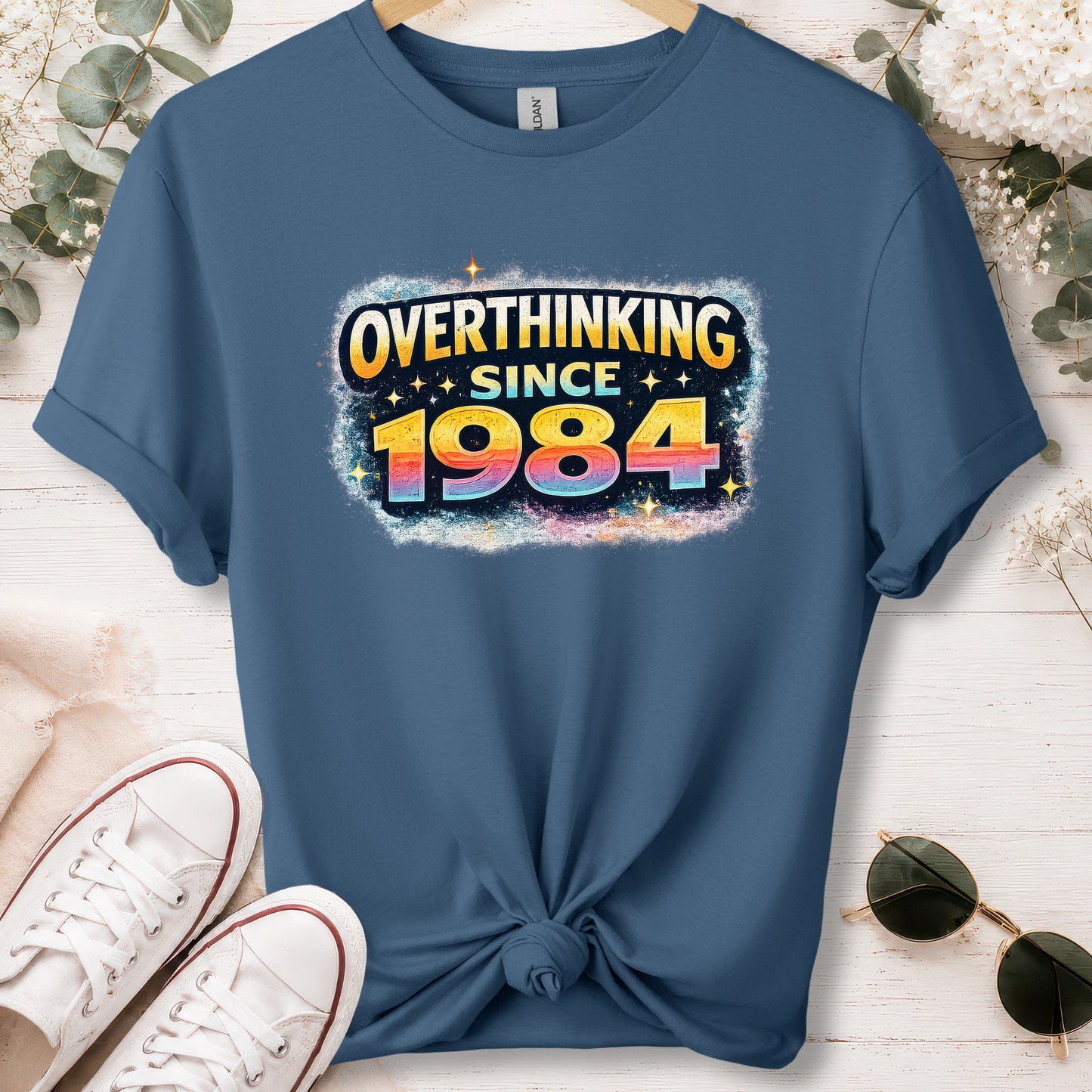 Overthinking since 1984, unisex T shirt