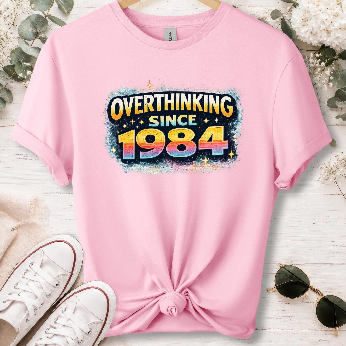 Overthinking since 1984, unisex T shirt