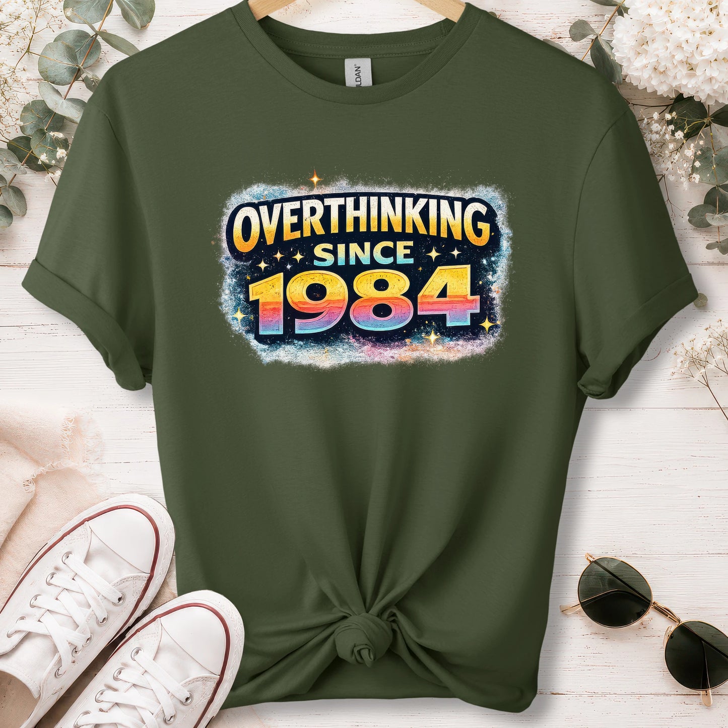 Overthinking since 1984, unisex T shirt