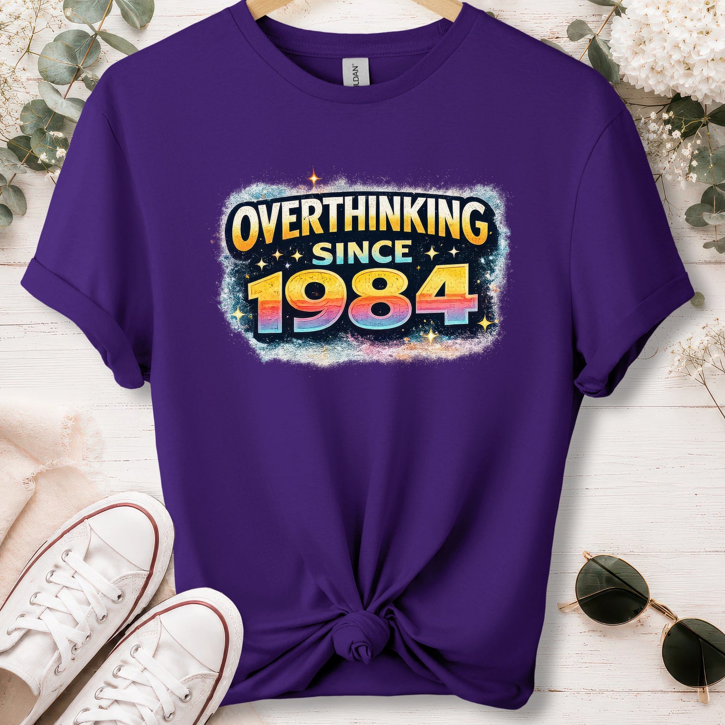 Overthinking since 1984, unisex T shirt