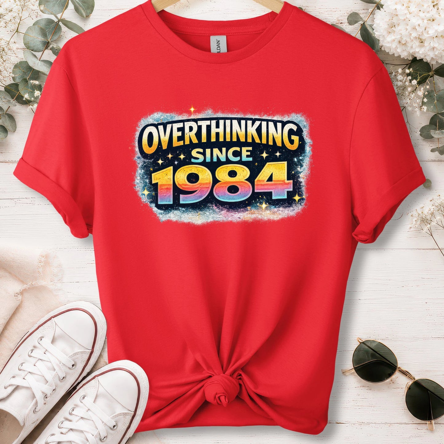 Overthinking since 1984, unisex T shirt