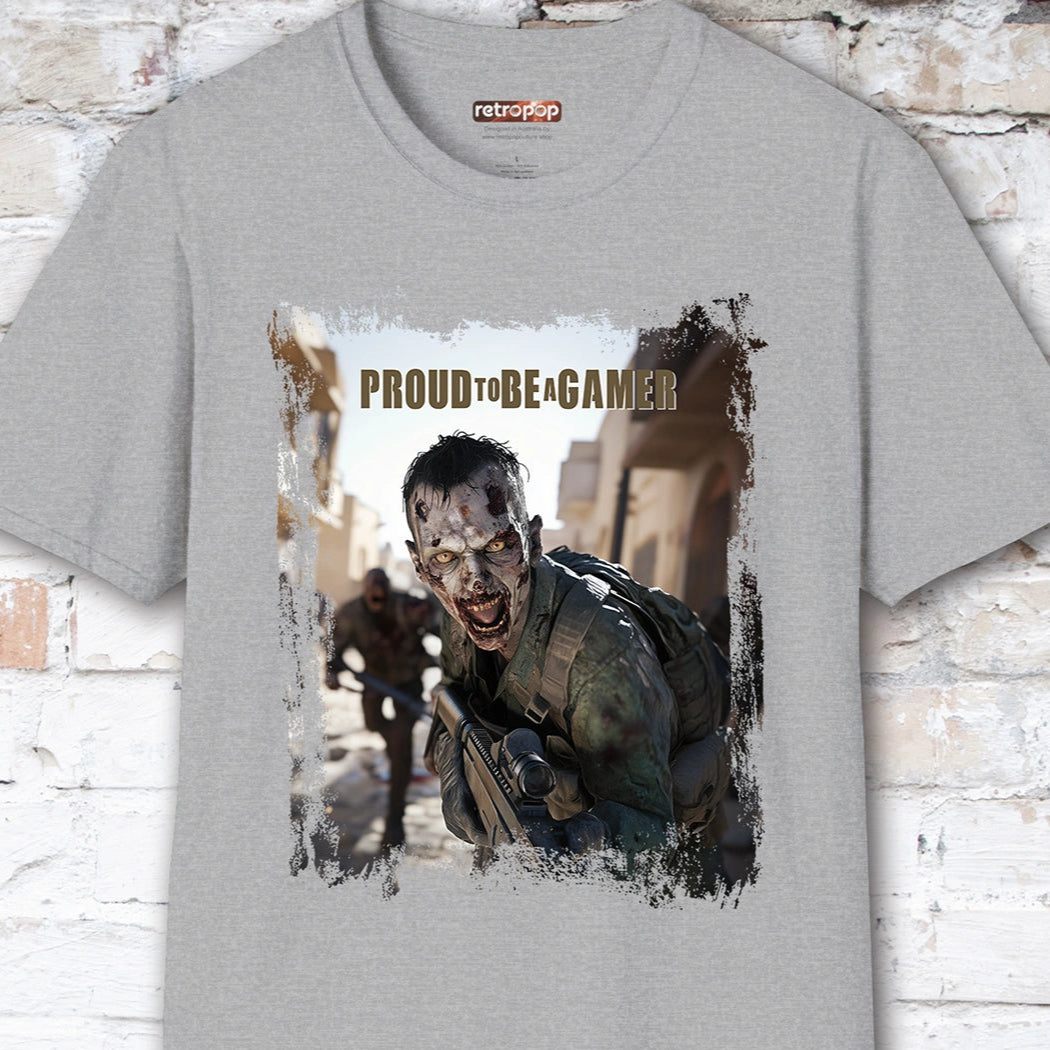 Proud Zombie Gamer #7 Unisex T shirt