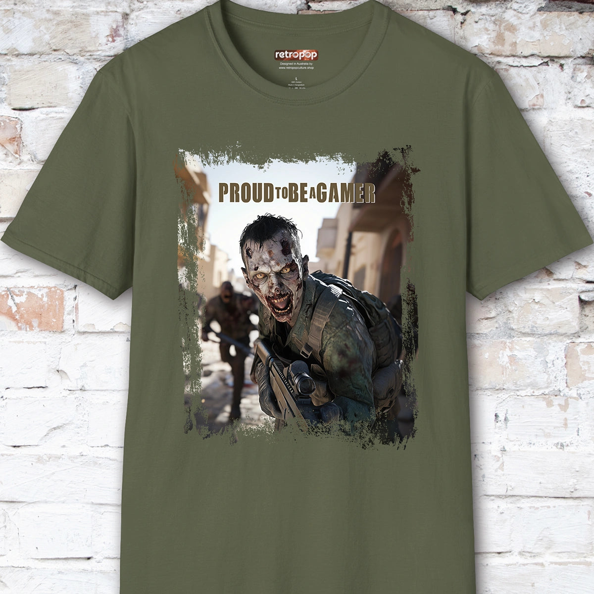 Proud Zombie Gamer #7 Unisex T shirt