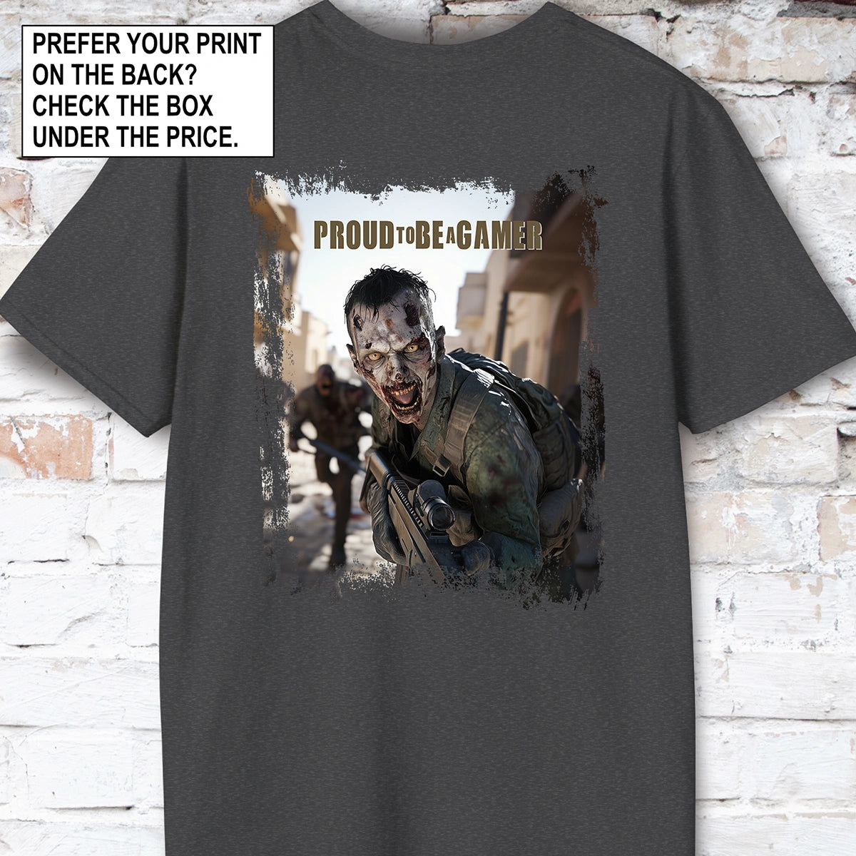 Proud Zombie Gamer #7 Unisex T shirt