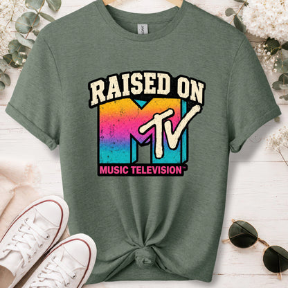 Raised on MTV, unisex T shirt