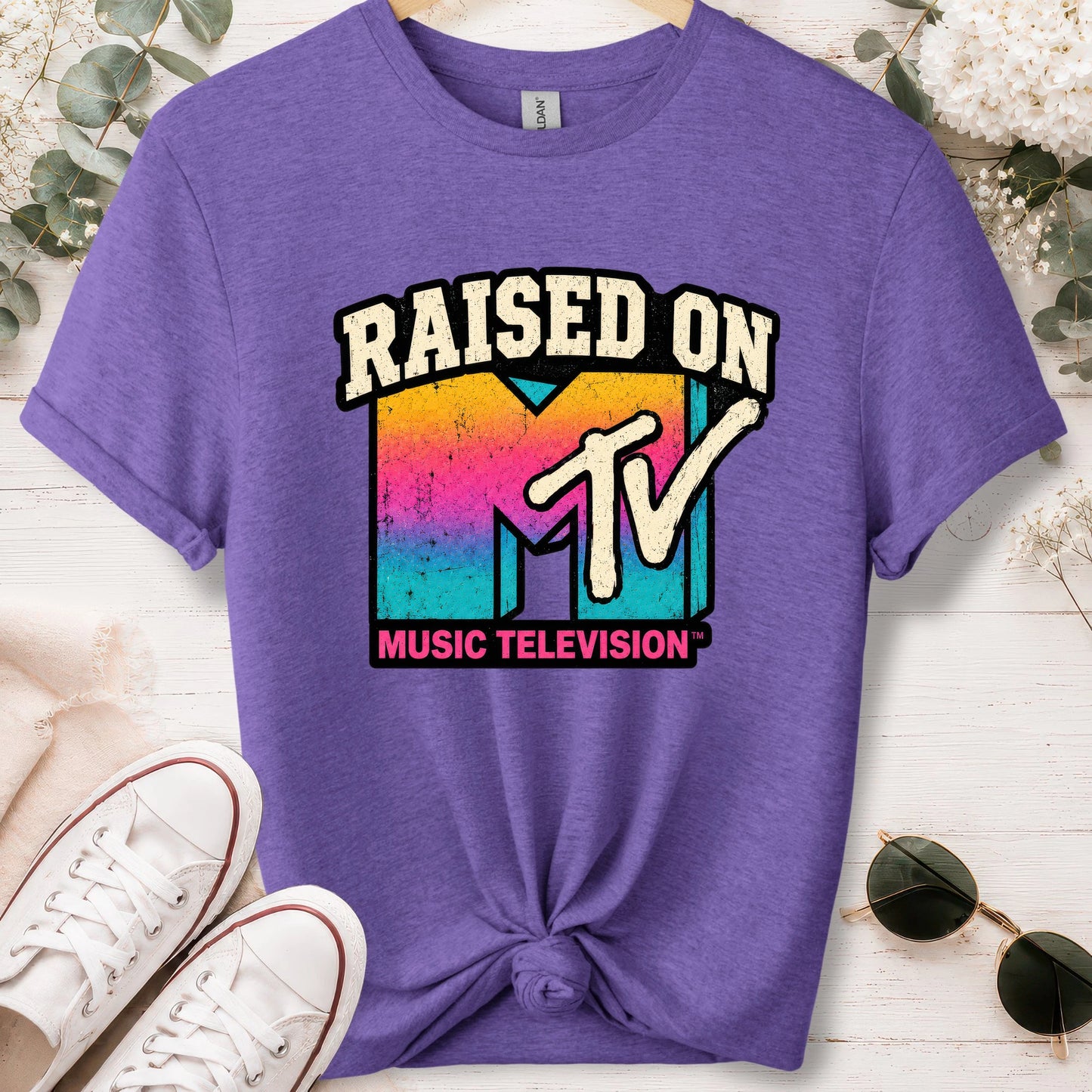 Raised on MTV, unisex T shirt