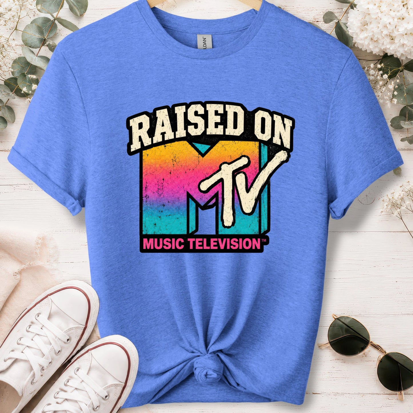 Raised on MTV, unisex T shirt