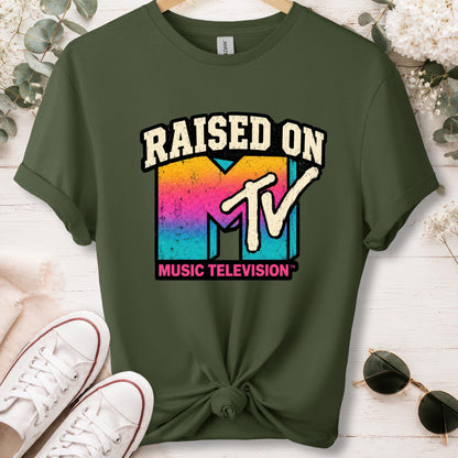 Raised on MTV, unisex T shirt
