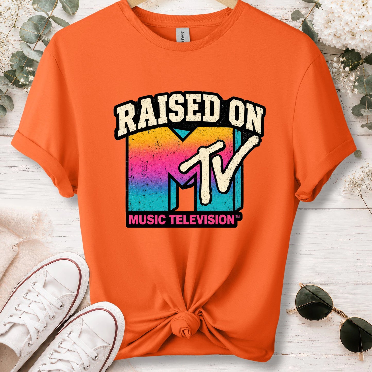 Raised on MTV, unisex T shirt