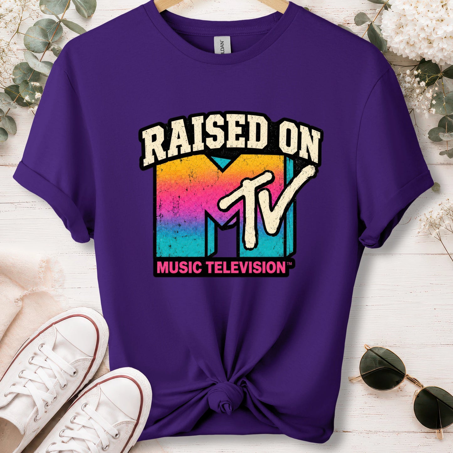 Raised on MTV, unisex T shirt