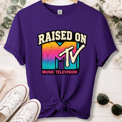 Raised on MTV, unisex T shirt