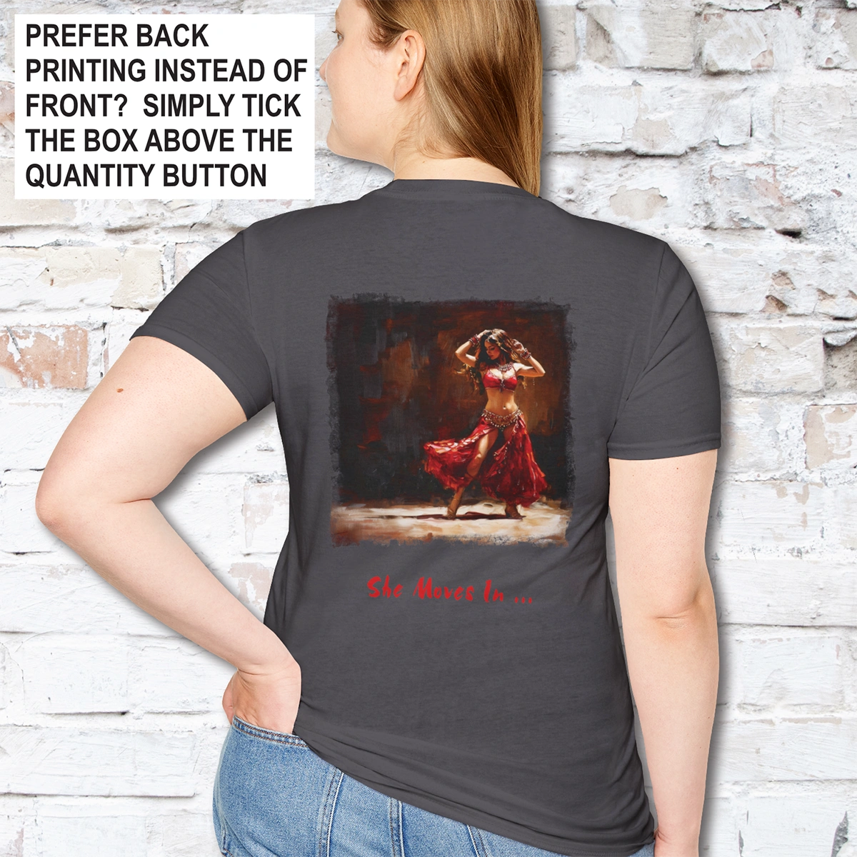 She moves in Mysterious Ways Unisex T shirt