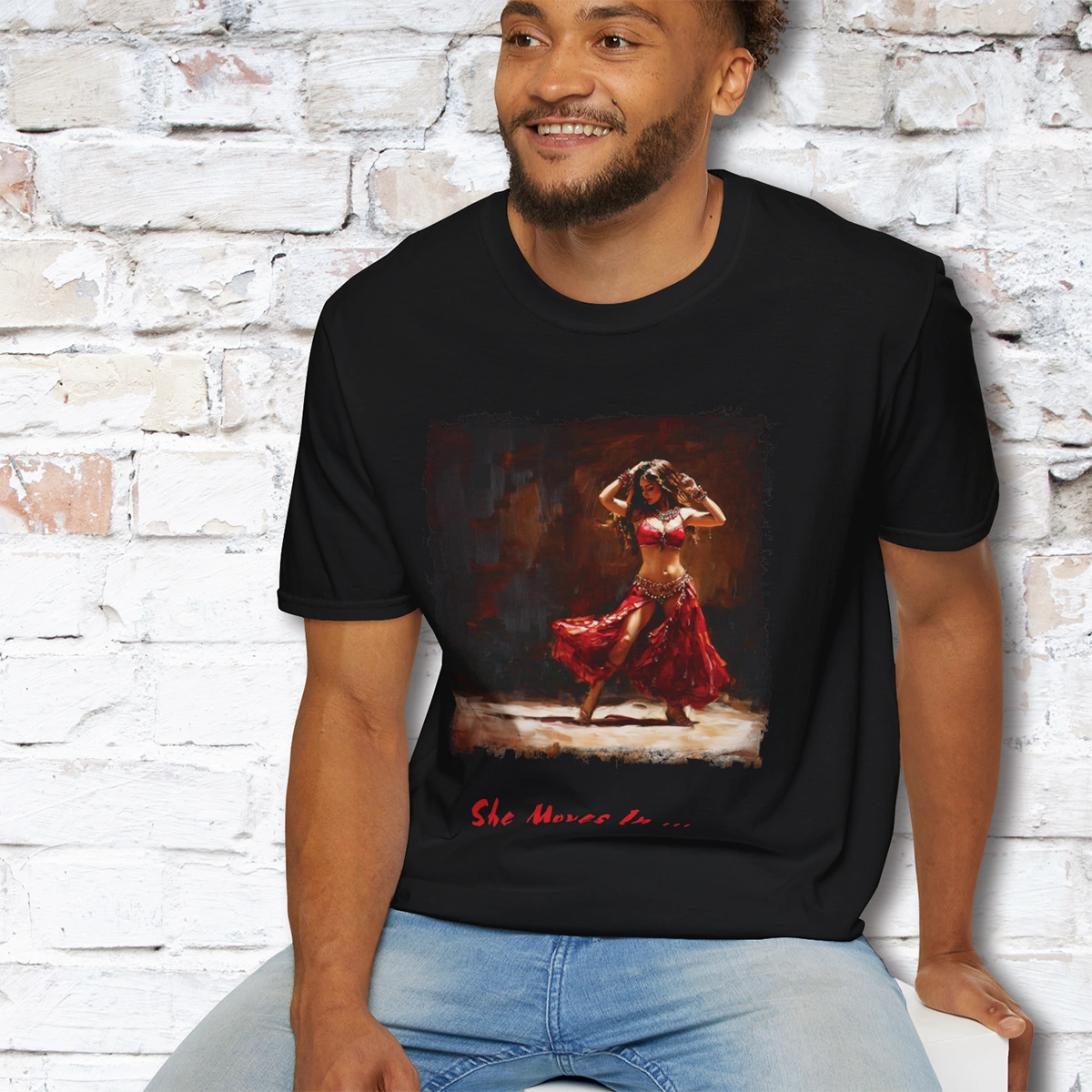 She moves in Mysterious Ways Unisex T shirt