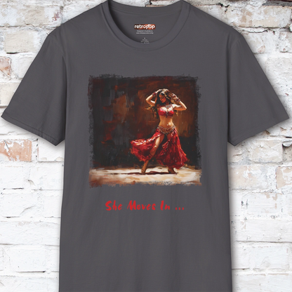 She moves in Mysterious Ways Unisex T shirt