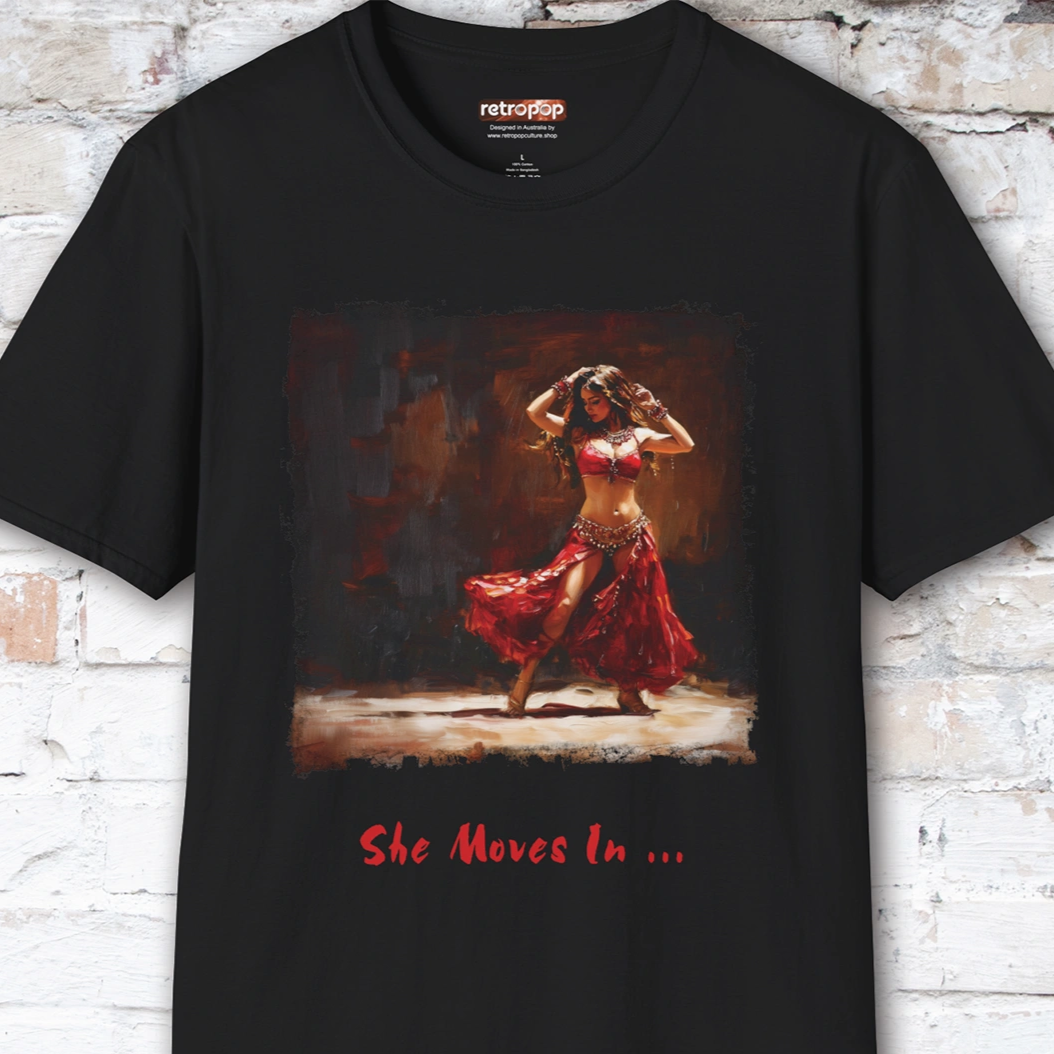 She moves in Mysterious Ways Unisex T shirt
