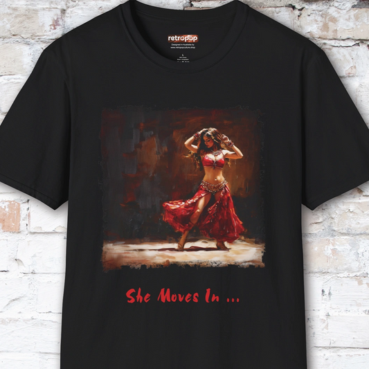 She moves in Mysterious Ways Unisex T shirt