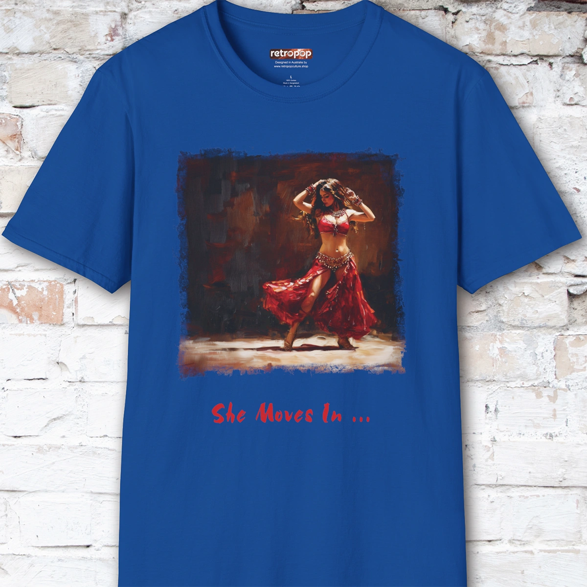 She moves in Mysterious Ways Unisex T shirt