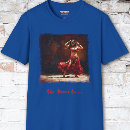 She moves in Mysterious Ways Unisex T shirt