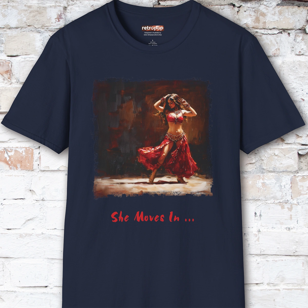 She moves in Mysterious Ways Unisex T shirt