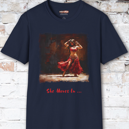 She moves in Mysterious Ways Unisex T shirt