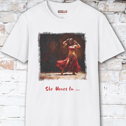 She moves in Mysterious Ways Unisex T shirt