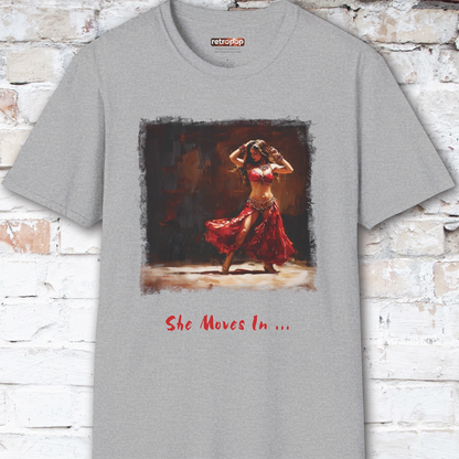 She moves in Mysterious Ways Unisex T shirt