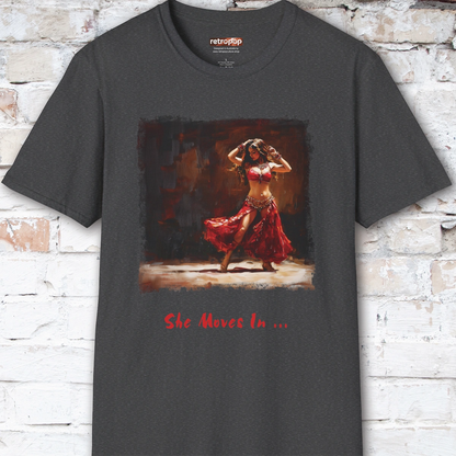 She moves in Mysterious Ways Unisex T shirt