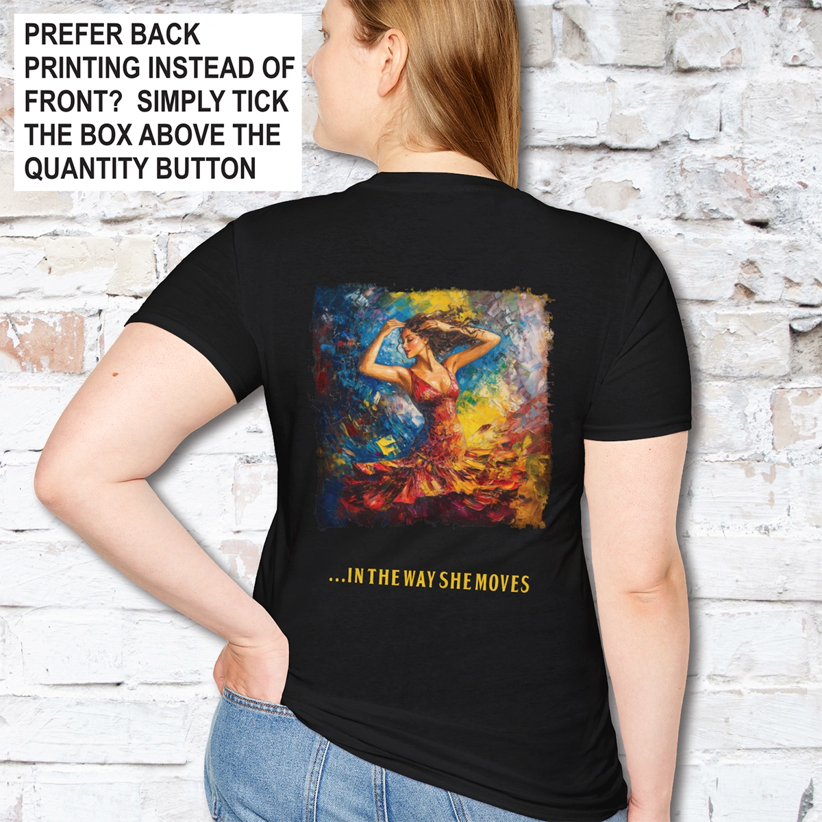 Something in the way she moves Unisex T shirt
