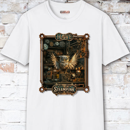 I love Steampunk Owl #18 Unisex T shirt