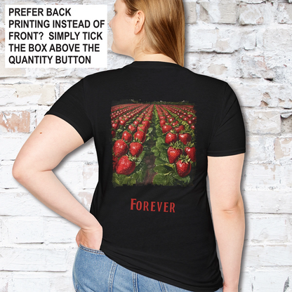 Strawberry Fields Unisex T shirt