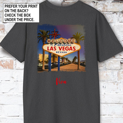 Viva Las Vegas Unisex T shirt