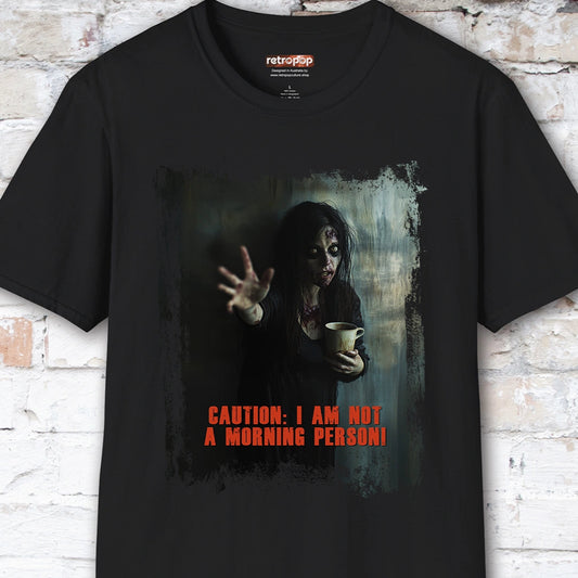 Zombie coffee morning person #4 Unisex T shirt