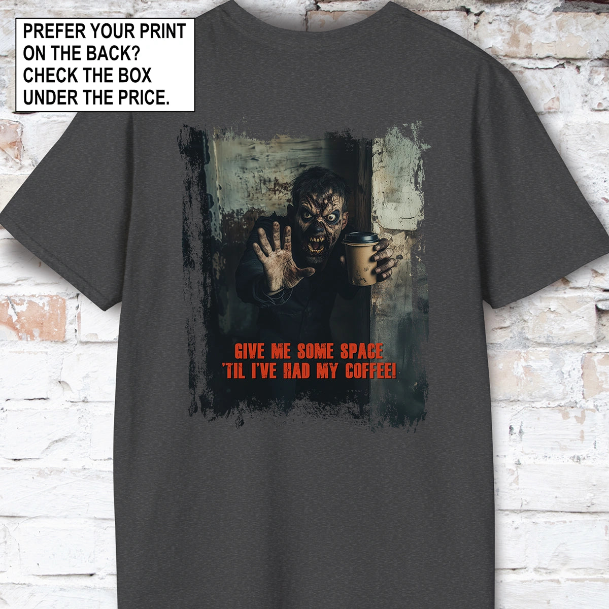 Give me space till I've had my coffee #1 Unisex T shirt