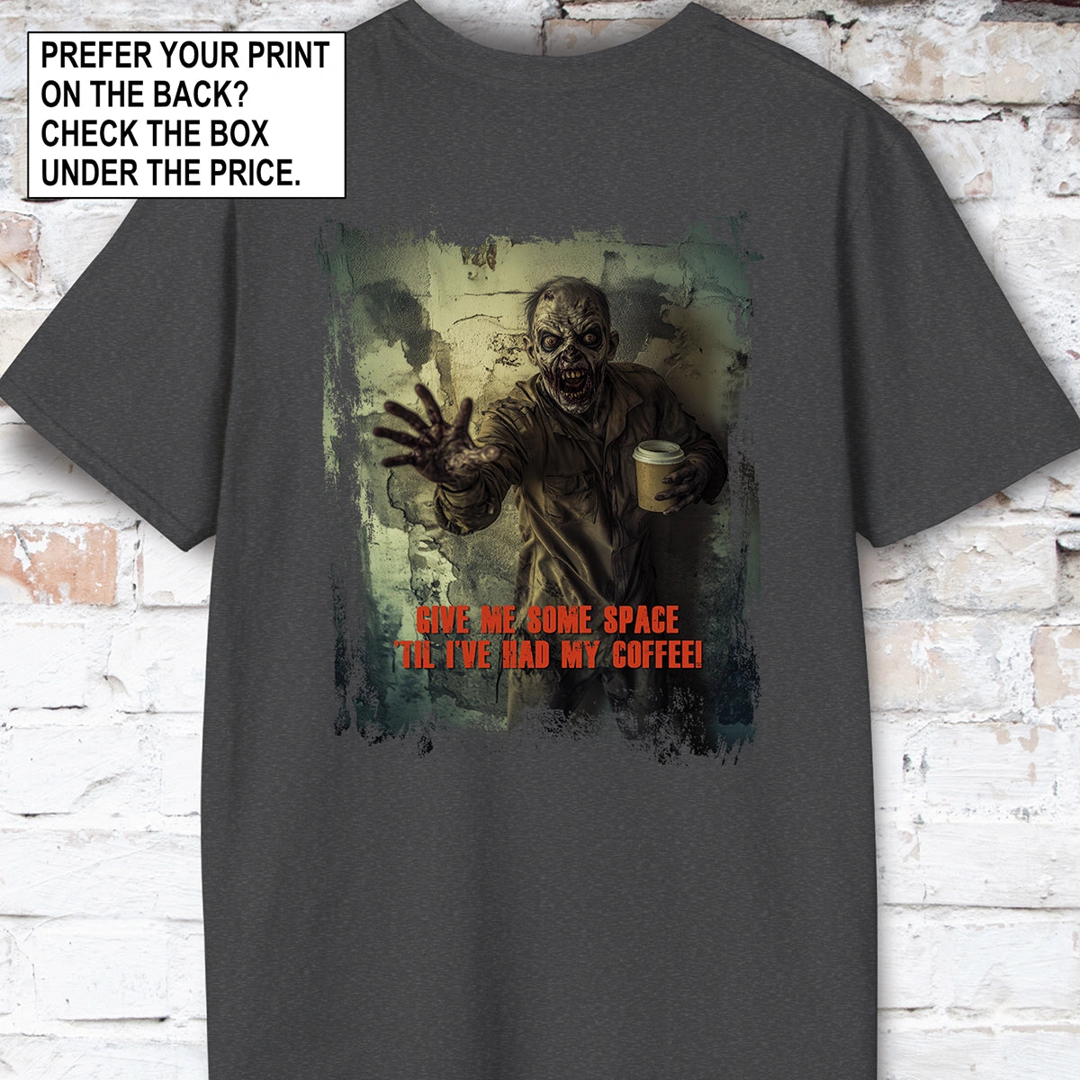 Give me space till I've had my coffee #2 Unisex T shirt