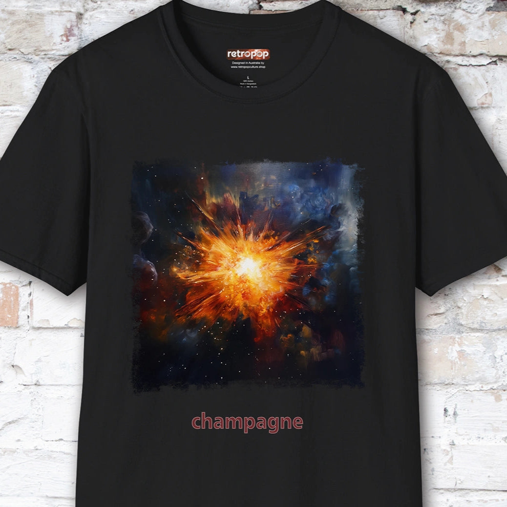 Champagne Supernova Unisex T shirt