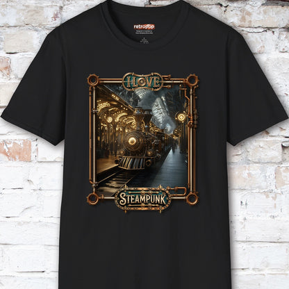 I love Steampunk - Train #4 Unisex T shirt