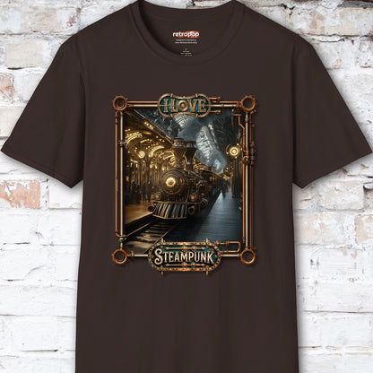I love Steampunk - Train #4 Unisex T shirt