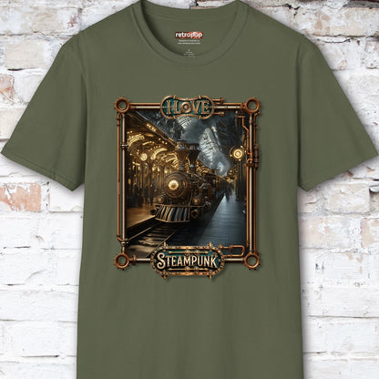 I love Steampunk - Train #4 Unisex T shirt