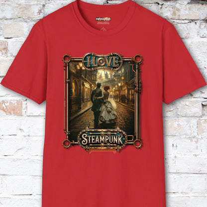I love Steampunk Couple #5 Unisex T shirt