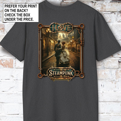 I love Steampunk Couple #5 Unisex T shirt